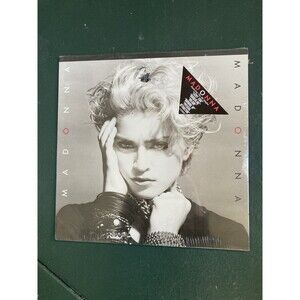 Madonna self-titled new SEALED w/Triangle HYPE sticker LP Vinyl Record 1983 Sire